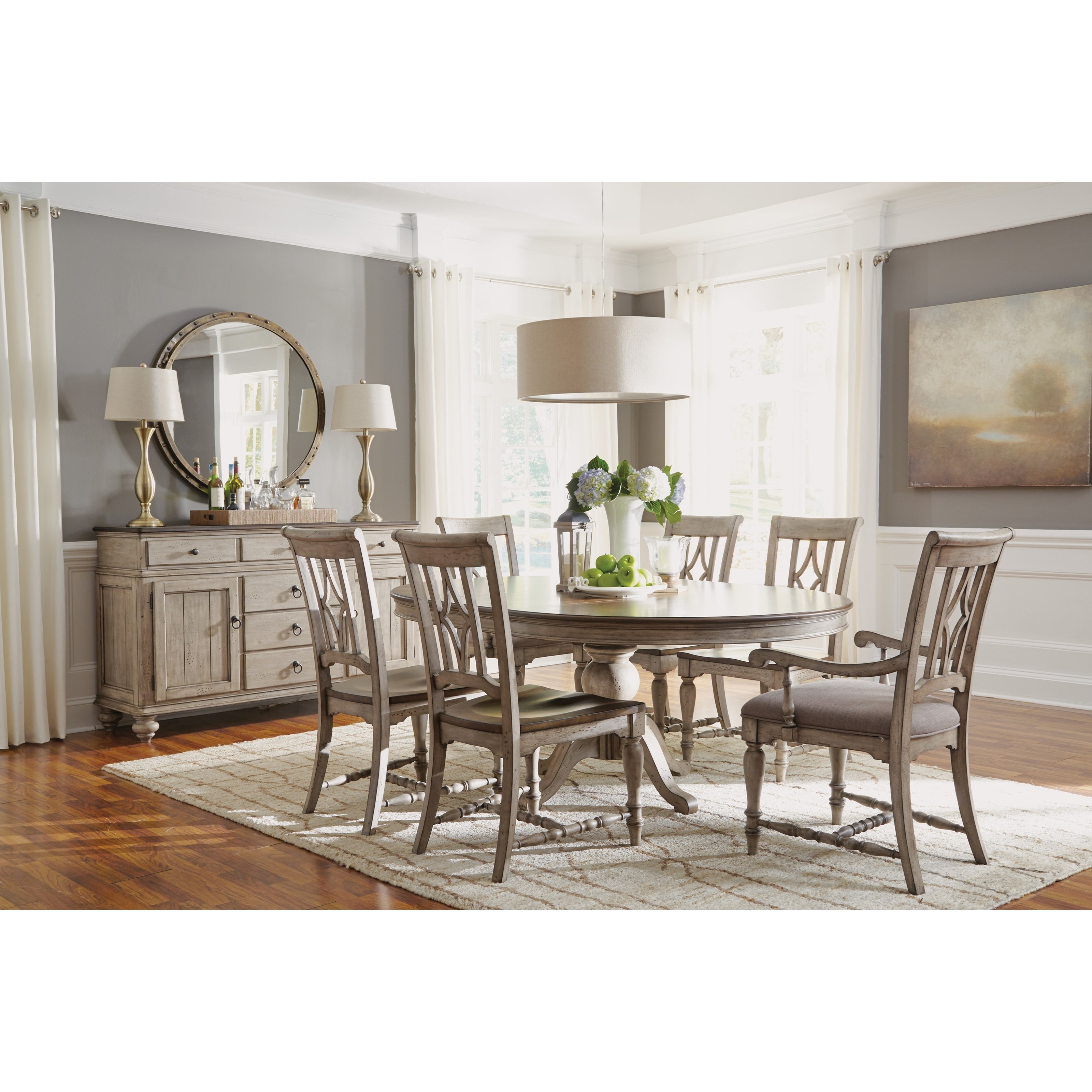 Flexsteel table and sales chairs